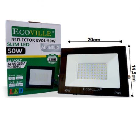 REFLECTOR LED SMD 50W 6500K  ECOVILLE     