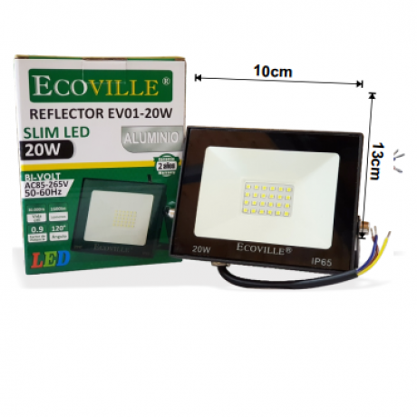 REFLECTOR LED SMD 20W 3000K  ECOVILLE  