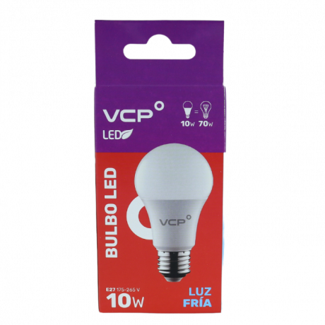 LAMPARA LED BULBO 10W E27 6500K