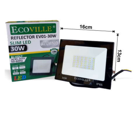 REFLECTOR LED SMD 30W 3000K  ECOVILLE 